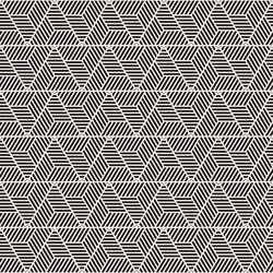 Modern Hexagonal Stripes Pattern vector image