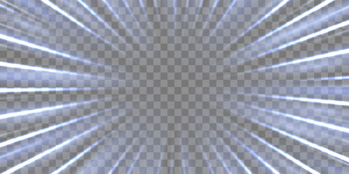 radial speed rays light neon flow zoom in motion vector image