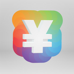 3d character from a fontset with colorful vector image