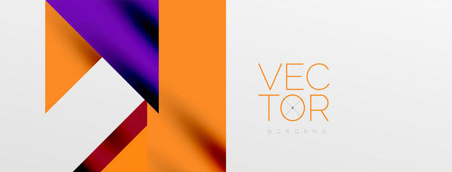 dynamic lines and triangles vector image