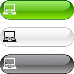 notebook button vector image