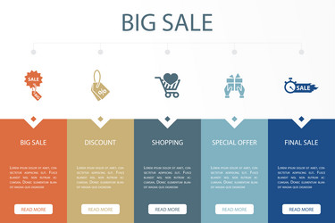 Big sale discount shopping special offer final vector