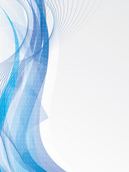 abstract background with waves and lines vector image