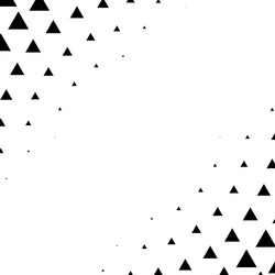 triangles halftone triangle geometric background vector image