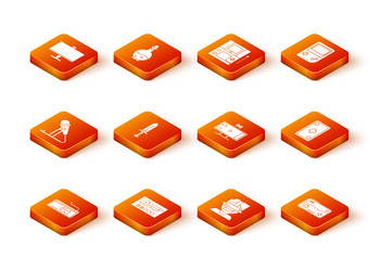 set computer keyboard create account screen vector image