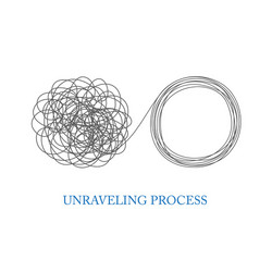 Tangled and unraveled tangle problem solving vector