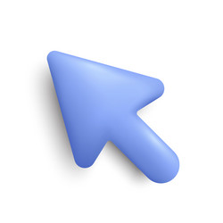 3d arrow pointer mouse cursor icon computer vector