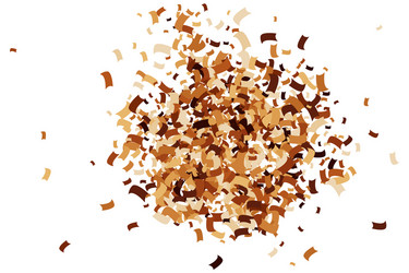 Chocolate shades confetti vector