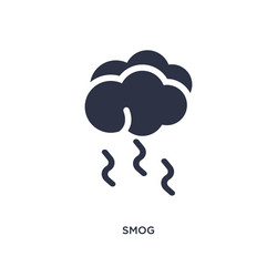 smog icon on white background simple element from vector image