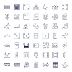 Square icons vector