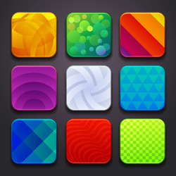 App Icon Background - Geometric Patterns vector image