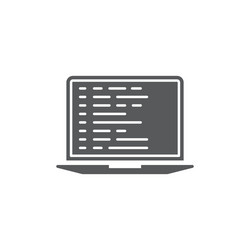 computer programming icon symbol isolated vector