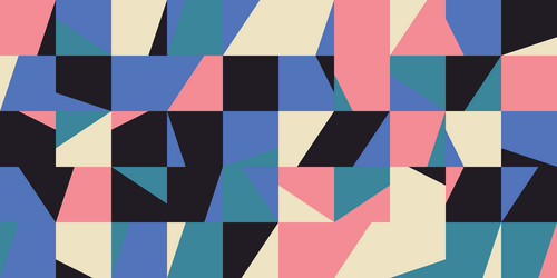 Deconstructed abstract pattern design vector