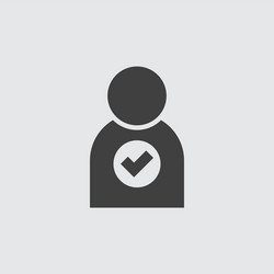 add user icon vector image