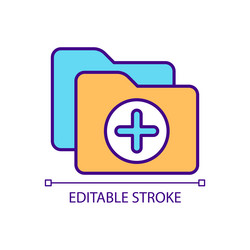 Data backup to save information rgb color icon vector