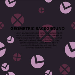 Abstract geometric pattern and background vector