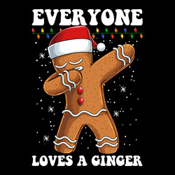 gingerbread dabbing dance christmas t shirt vector