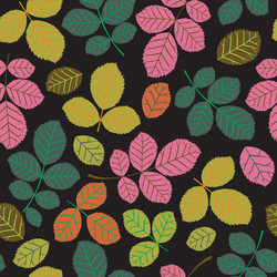 seamless pattern with leaf abstract texture vector image
