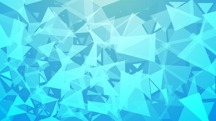 Abstract triangle pattern on gradient background vector