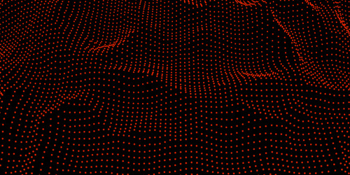 Digital Wave Particle Grid vector image