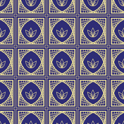 seamless pattern with geometric forn art deco vector image