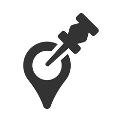 location pin icon vector