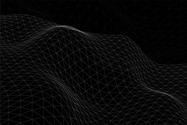 3d abstract wave pattern background vector image