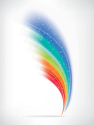 abstract background with waves and lines vector image