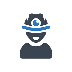 Construction worker team icon Royalty Free Vector Image
