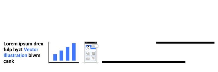 data analysis with bar chart and calendar layout vector image
