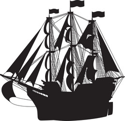 Sailing ship Royalty Free Vector Image - VectorStock