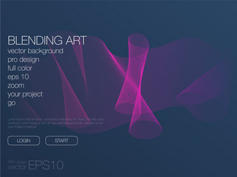 futuristic user interface ui technology vector image