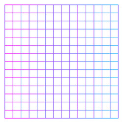 neon light square grid color wave pattern vector image