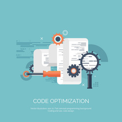 flat computing background vector image