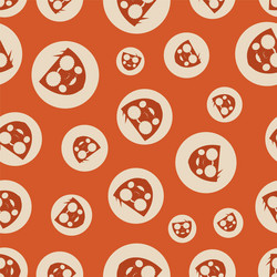 Masks seamless repeat pattern print vector