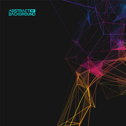 Data Flow & Network Abstract vector image