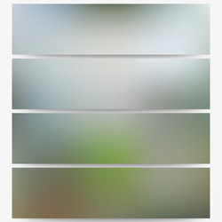 Abstract unfocused natural headers blurred design vector