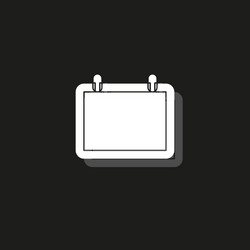 calendar event reminder web year - date vector image