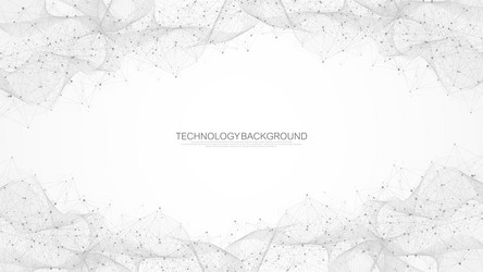 global network connection concept big data vector image