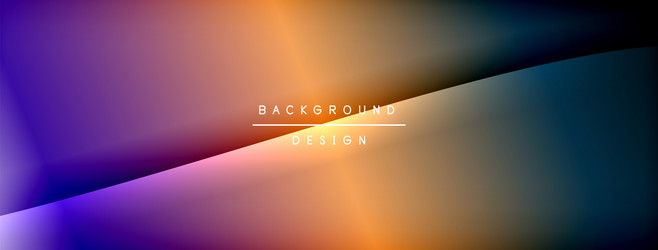 bright rainbow style color gradient with curve vector image