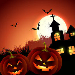 Creepy halloween vector