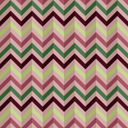 Retro Zigzag Pattern - Geometric Tile vector image