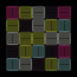 techno abstract pattern design vector image