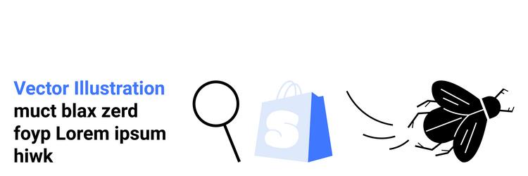 e-commerce solutions with error detection vector image