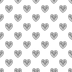 impressionable heart pattern seamless vector