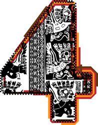 Font Inca Alphabet Vector Images (over 140)