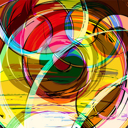 abstract color pattern in graffiti style quality vector image