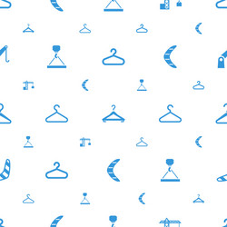 Hook icons pattern seamless white background Vector Image