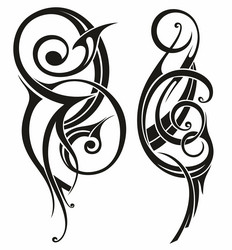 TATTOO TRIBAL VECTOR DESIGNS Sketched simple isolated vector Tattoo design for girl woman and man Abstract tribal tattoo pattern Stock Vector Adobe Stock
