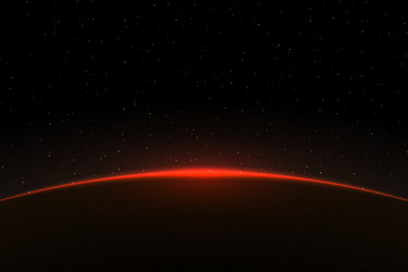 Planet earth sunrise Royalty Free Vector Image